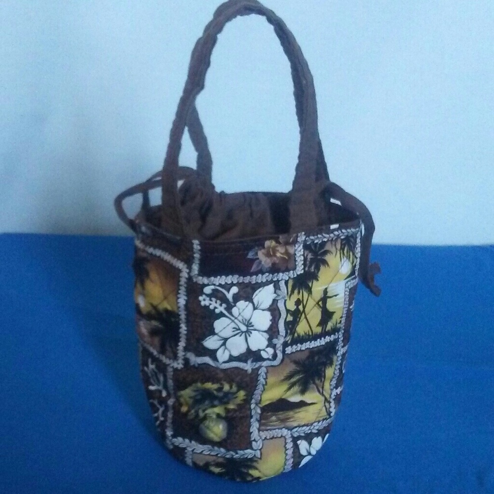 Tropical Drawstring bag